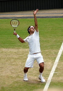 Roger Federer a Wimbledon nel 2009