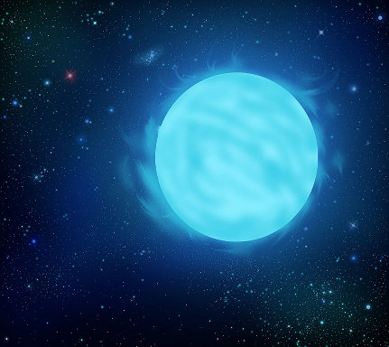 Rappresentazione artistica della stella mostro R136a1 Rappresentazione artistica della stella mostro R136a1