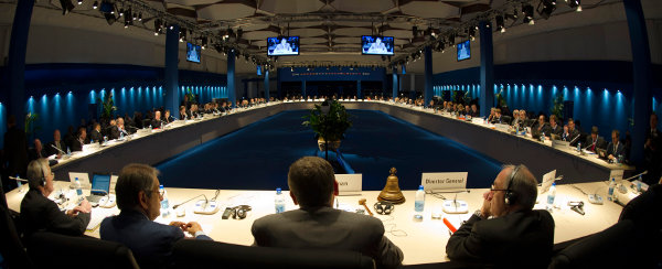 Un momento del Consiglio Ministeriale dell'ESA 2012 tenuto a Napoli (Foto ESA–S. Corvaja)