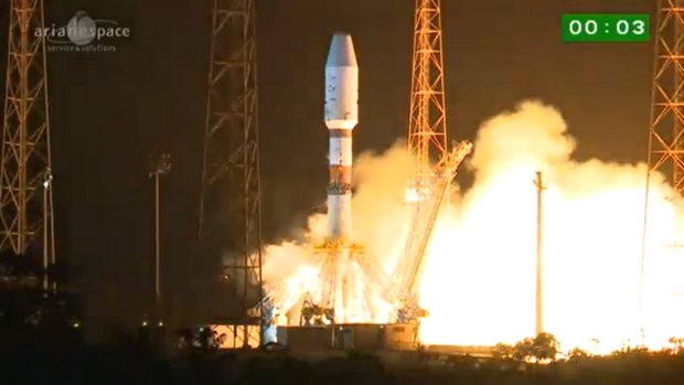 Il momento del decollo della sonda spaziale Gaia (Immagine ESA)